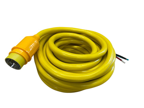125/250 Volt 50 Amp 3-Wire (No Neutral) Glendinning Cablemaster Replacement Shore Power Cable 50'