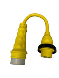 Pigtail Adapter 125V 30 Amp Female to 125/250V 50 Amp Male - 31503