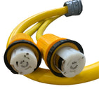 125/250v 100 Amp Male x (2) 125/250V 50 Amp Female Splitter Y Adapter