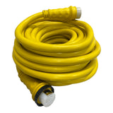 50A 125/250V Marine Shore Power Boat Cord 75' Yellow - 21517