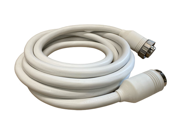 50A 125/250V Marine Shore Power Boat Cord 25’ WHITE - 22512