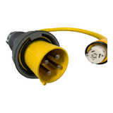 Pigtail Adapter 125/250v 100 Amp Male x 125/250V 50 Amp Female - 95519