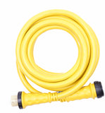 50A 125/250V Marine Shore Power Boat Cord 25' Yellow - 21512