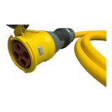 100A 125/250V Marine Shore Power Extension Cord, Yellow