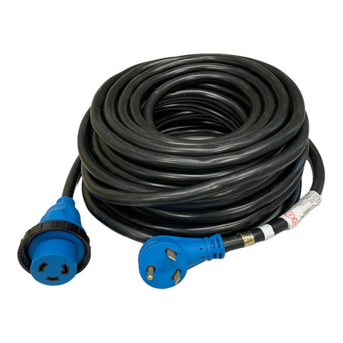 RV 125 Volt 30 Amp x 75',  TT-30 x L5-30 Adapter Extension Cord