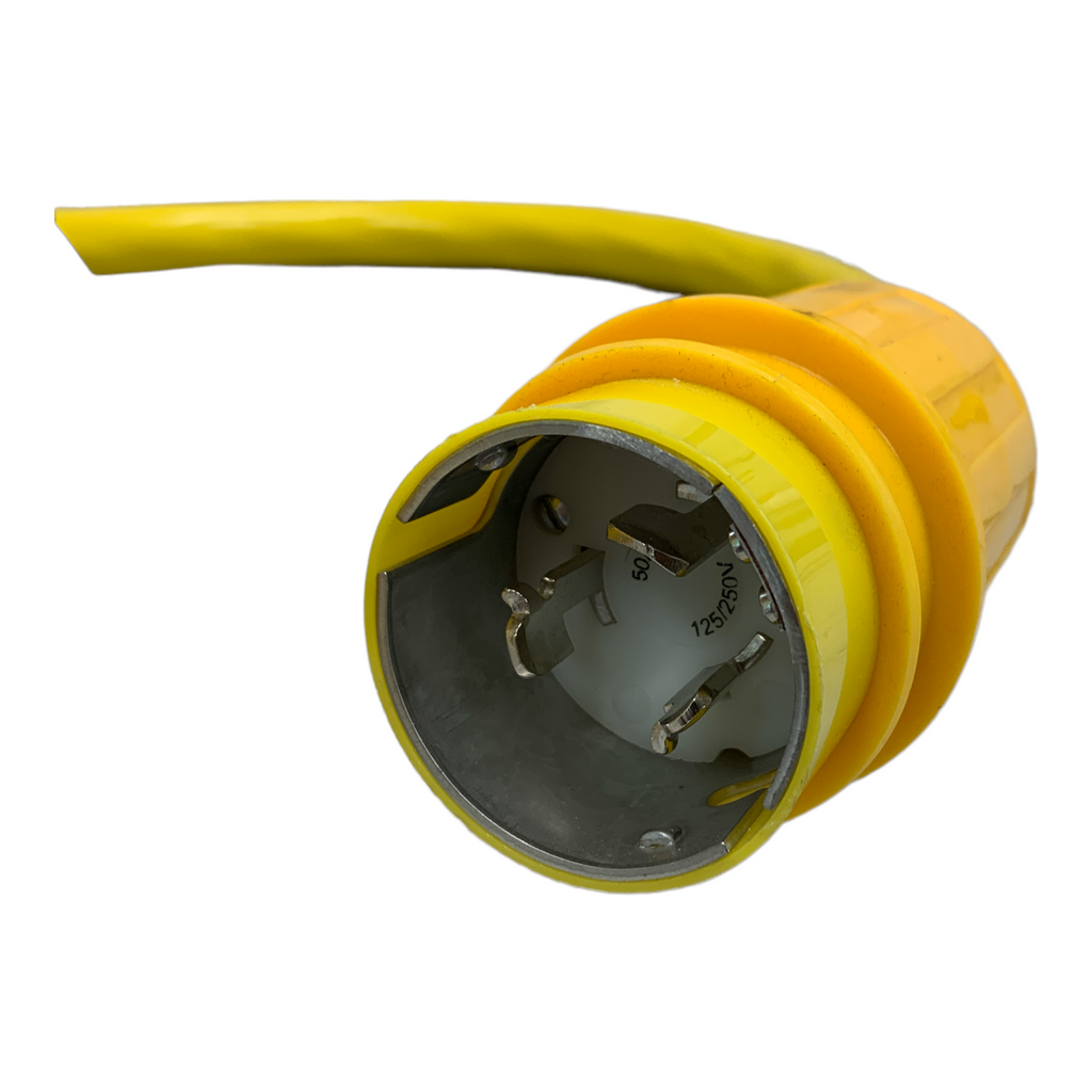 Shore Power Pigtail Adapter 125/250v 50 Amp Male x 125/250V 100 Amp