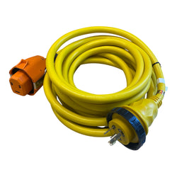 125 Volt 30 Amp x 50’ Shore Power Cord with Smart Plug Female