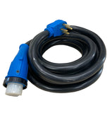 RV or Generator 125/250 Volt 50 Amp 25' 14-50p x SS2-50r Adapter Extension Cord - 33512