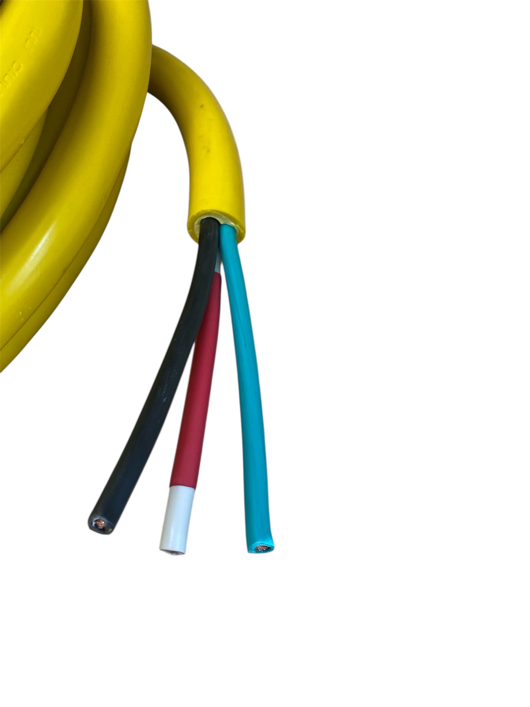 125/250 Volt 50 Amp 3-Wire (No Neutral) Glendinning Cablemaster Replacement Shore Power Cable 50'