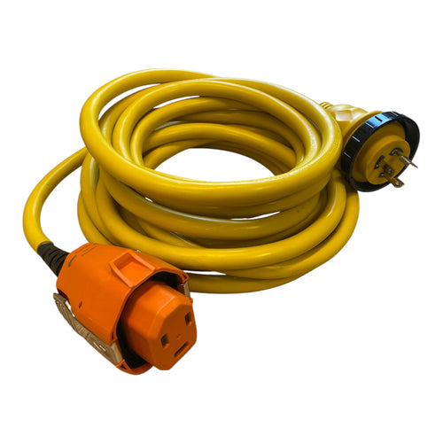 125 Volt 30 Amp x 50’ Shore Power Cord with Smart Plug Female