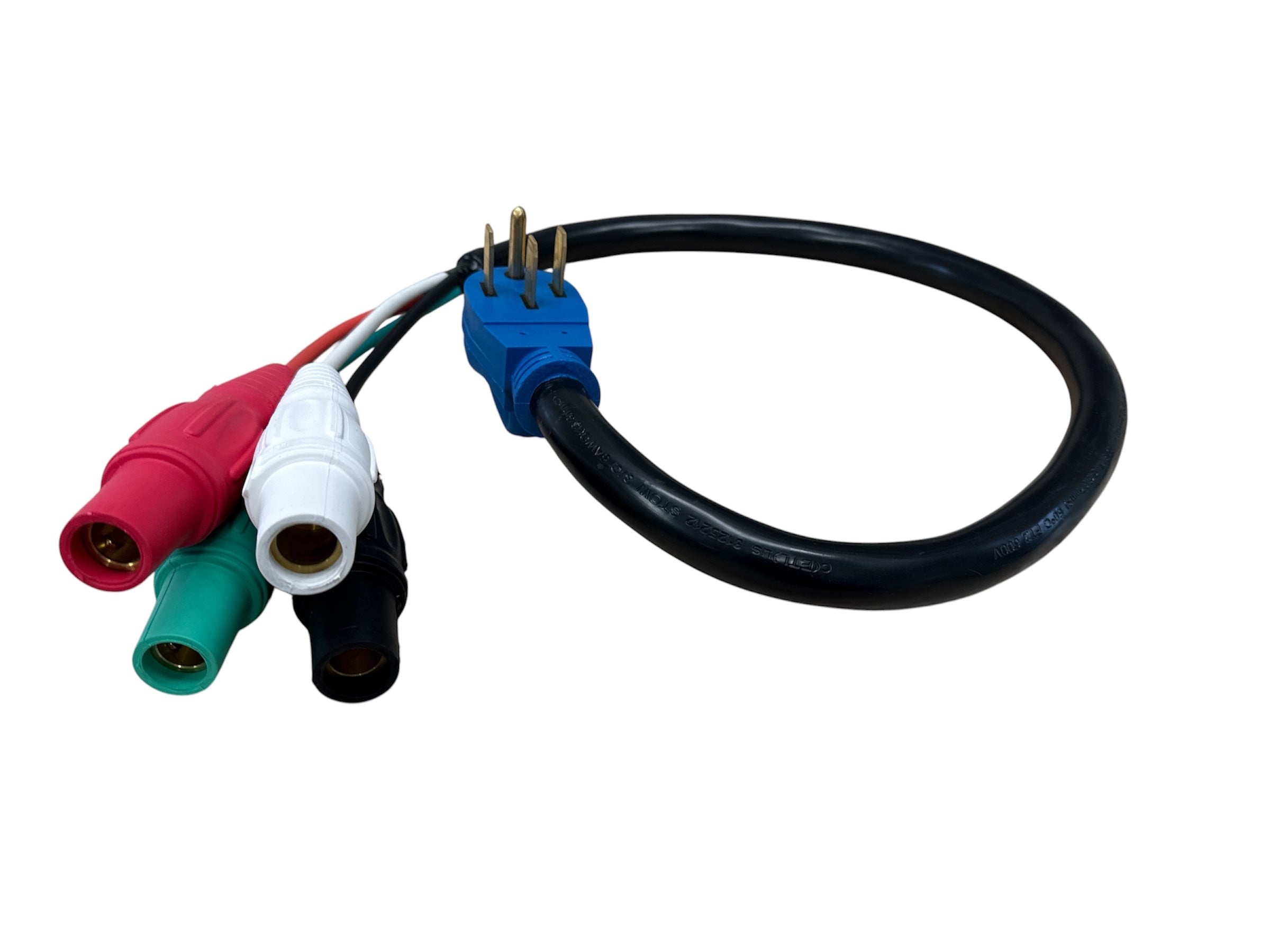 14-50P 50 Amp Male to Series 16 Cam Lock Adapter Pigtail 48"