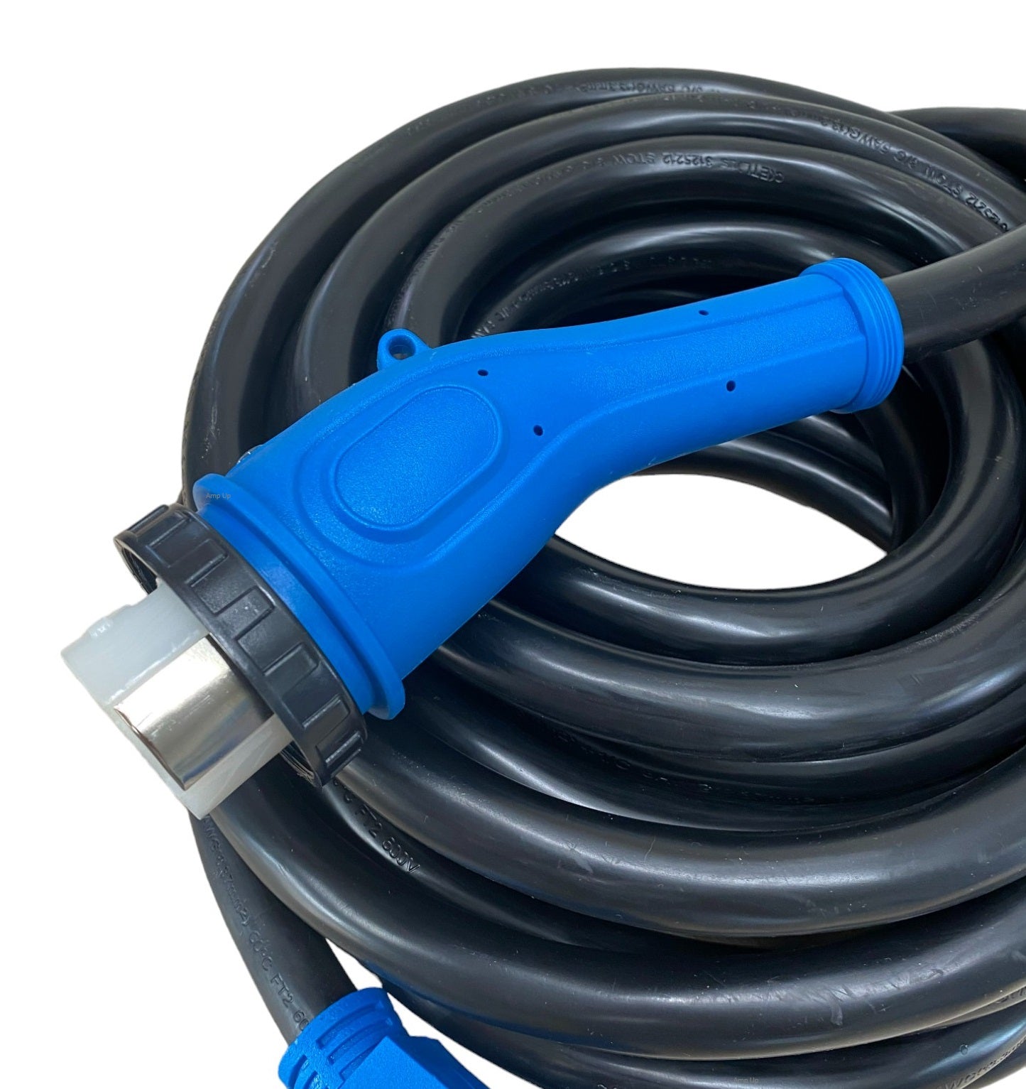 RV or Generator 125/250 Volt 50 Amp 50' 14-50p x SS2-50r Adapter Extension Cord - 33515
