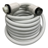 50A 125/250V Marine Shore Power Boat Cord Cord 25’ WHITE - 22512