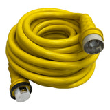 50A 125/250V Marine Shore Power Boat Cord 100' Yellow - 21510