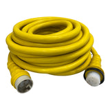 50A 125/250V Marine Shore Power Boat Cord 100' Yellow - 21510