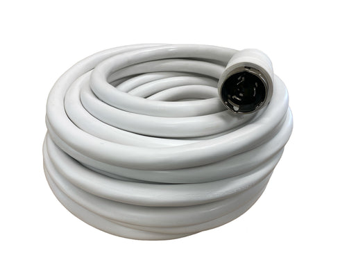 125/250 Volt 50 Amp Glendinning Cablemaster Replacement Shore Power Cable WHITE 100'
