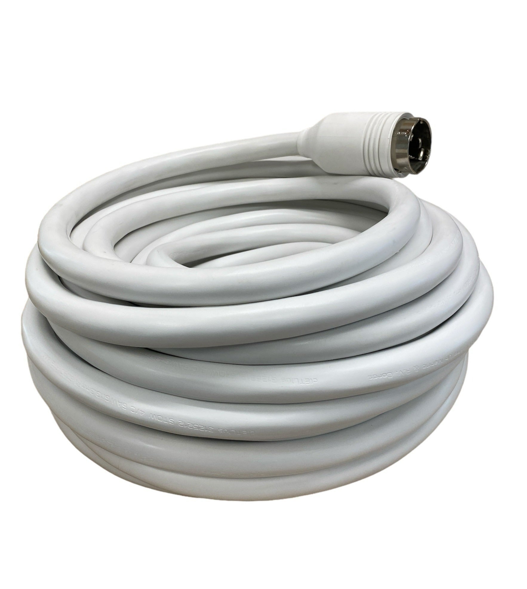 125/250 Volt 50 Amp Glendinning Cablemaster Replacement Shore Power Cable WHITE 100'