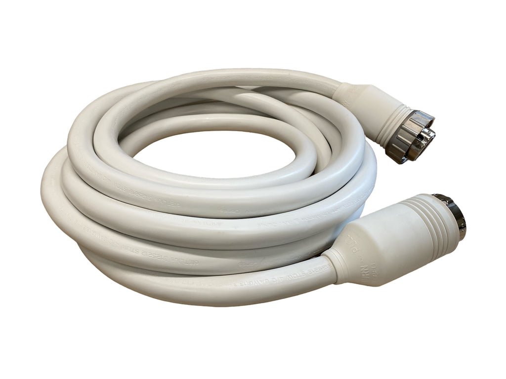 50A 125/250V Marine Shore Power Boat Cord 50' WHITE - 22515