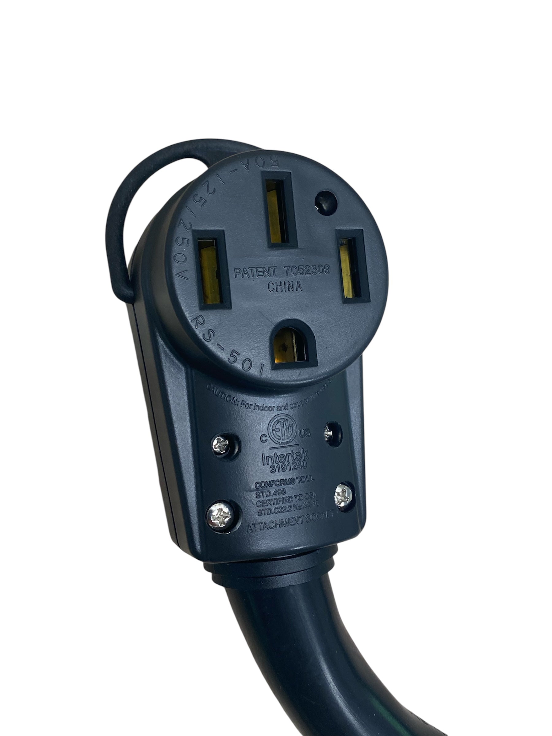 Series 16 Cam Lock to 14-50R 50 Amp Female Adapter Pigtail 48"