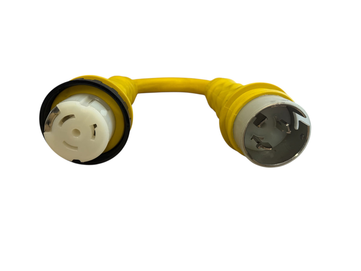 Pigtail Adapter 125/250V 50 Amp Male to 125V 50 Amp Female - 31504