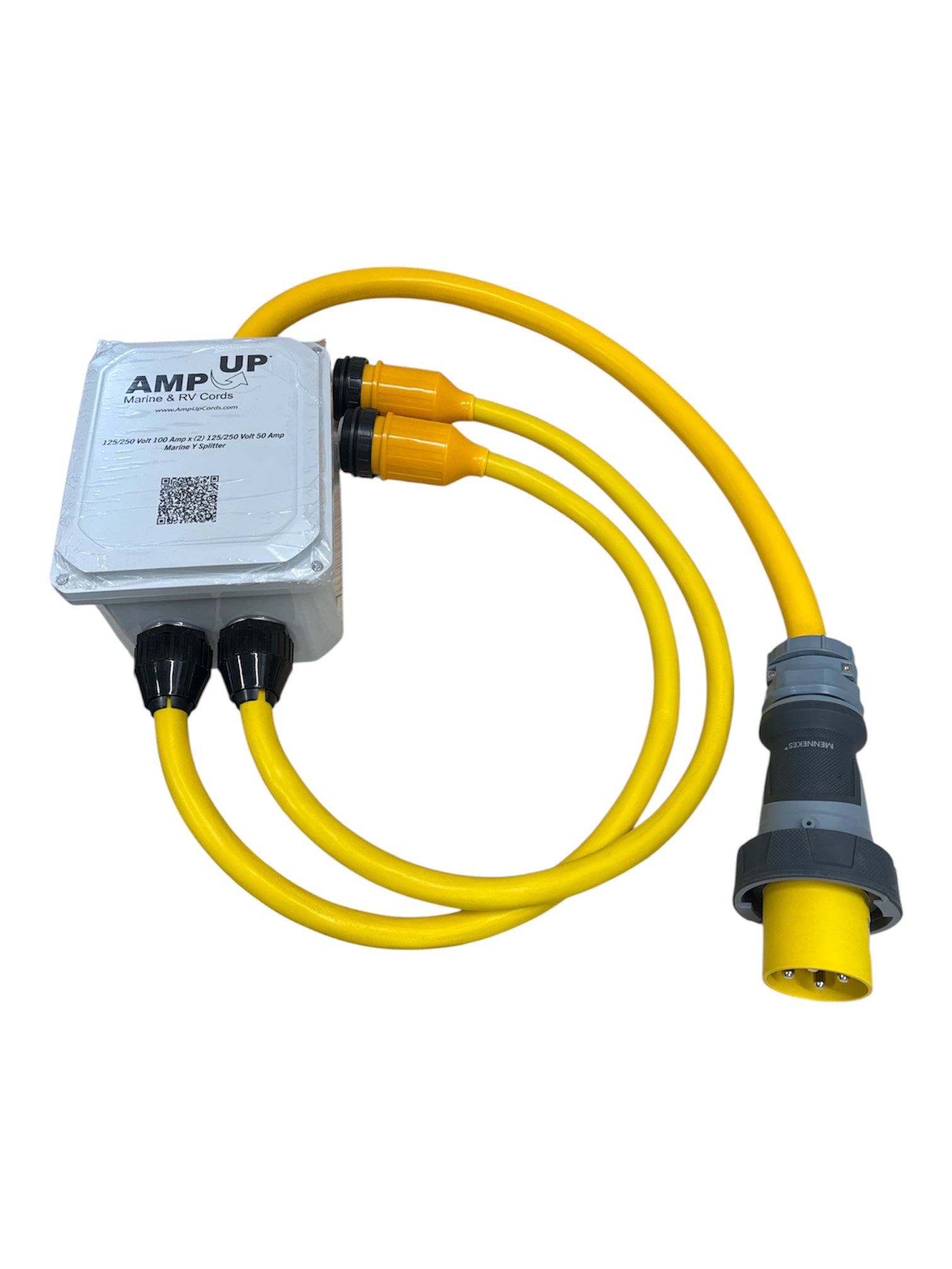 125/250v 100 Amp Male x (2) 125/250V 50 Amp Female Splitter Y Adapter