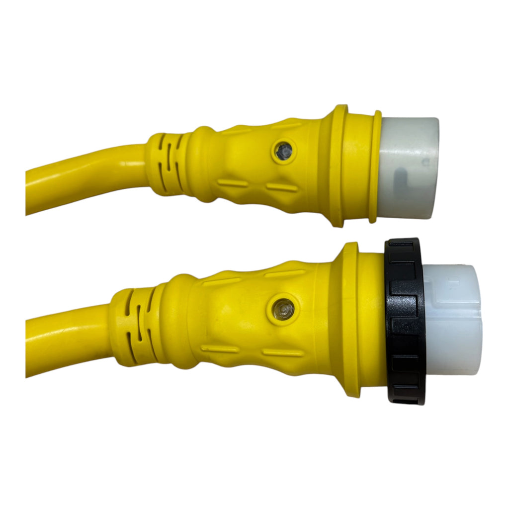 50A 125/250V Marine Shore Power Boat Cord 15' Yellow - 21511