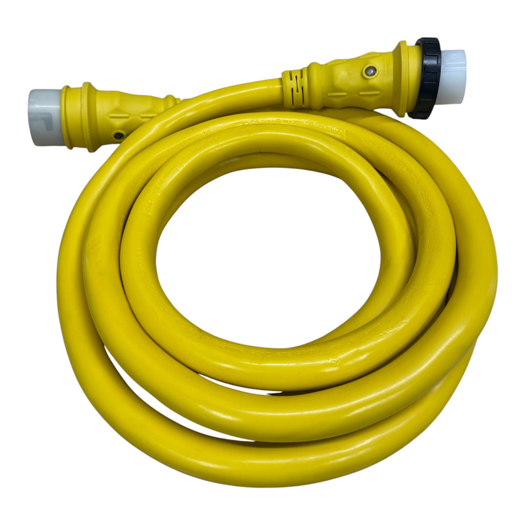 50A 125/250V Marine Shore Power Boat Cord 15' Yellow - 21511