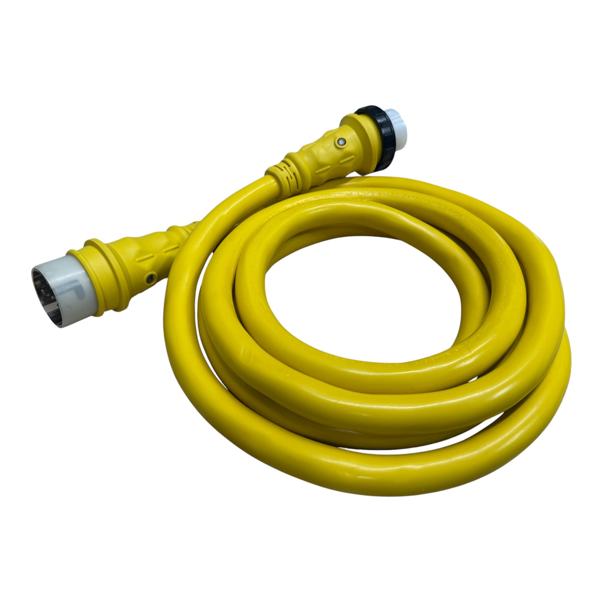 50A 125/250V Marine Shore Power Boat Cord 15' Yellow - 21511