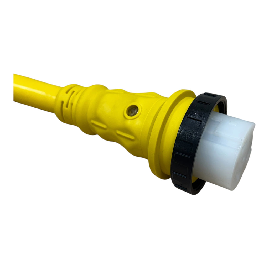 50A 125/250V Marine Shore Power Boat Cord 15' Yellow - 21511