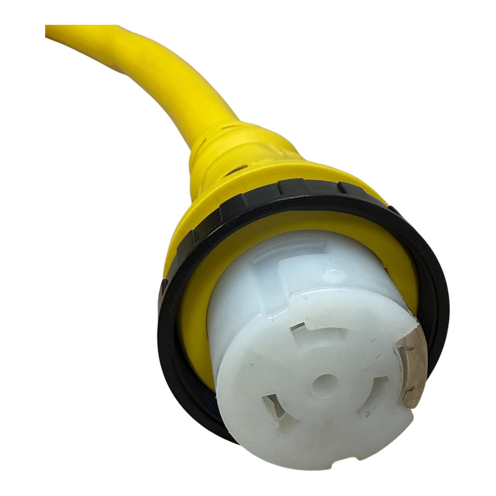 50A 125/250V Marine Shore Power Boat Cord 15' Yellow - 21511