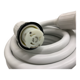 50A 125/250V Marine Shore Power Boat Cord 75' WHITE - 22517