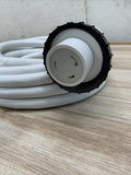 Marine 30 amp x 25' White Shore Power Cord w/LED