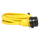 30A 125V Marine Shore Power Boat Cord Cable 25' Yellow - 21312