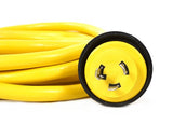 30A 125V Marine Shore Power Boat Cord Cable 12' Yellow - 21311