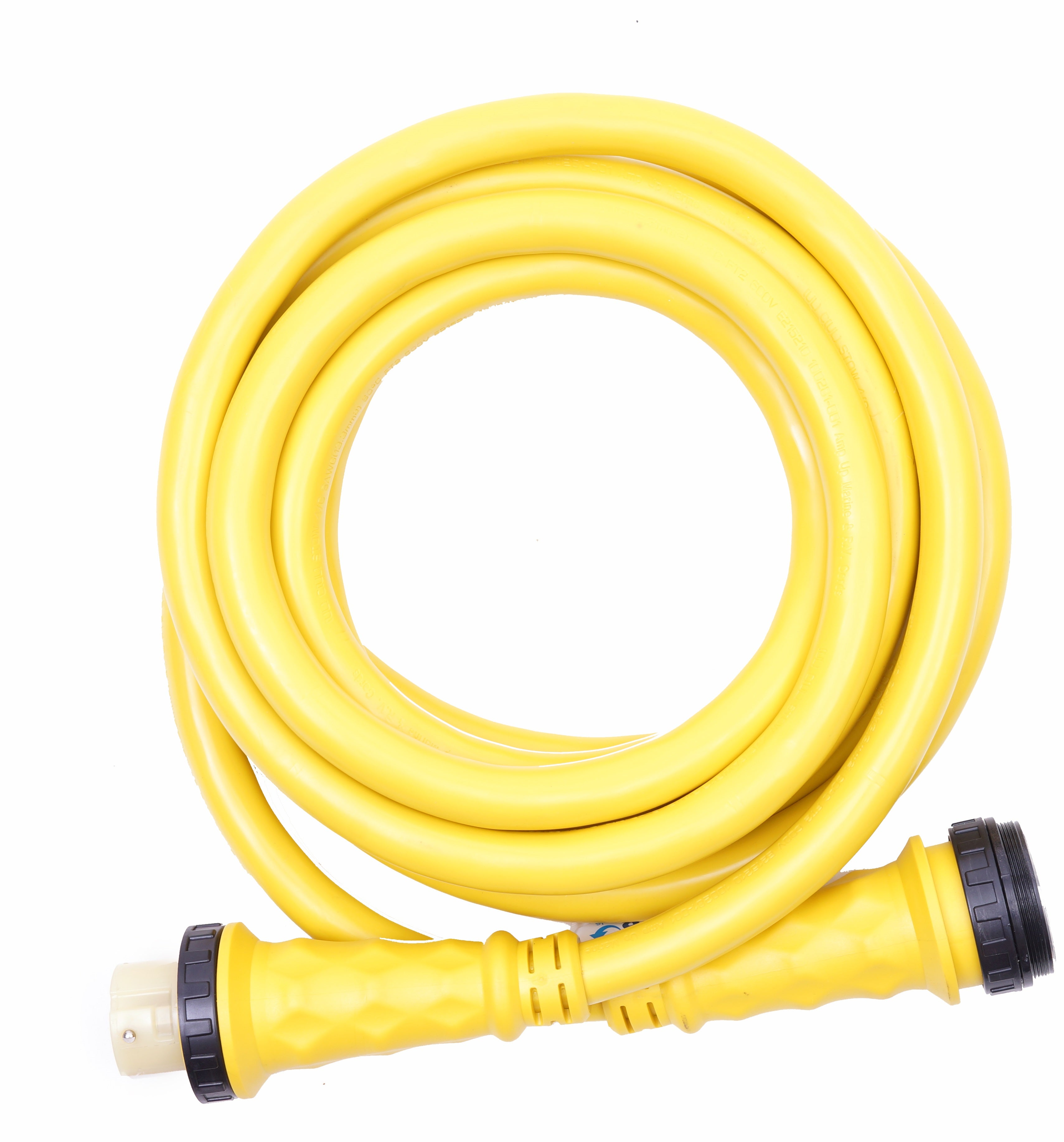 50A 125/250V Marine Shore Power Boat Cord 25' Yellow - 21512