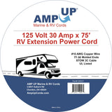 RV 125 Volt 30 Amp x 75' TT-30 Extension Cord
