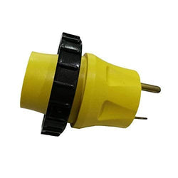 RV Adapter 30A TT-30P Male to Shore Power 30A L5-30R Female with Locking Ring