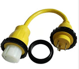 Pigtail Adapter 125V 30 Amp Male to 125/250V 50 Amp Female - 31305
