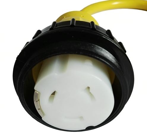 Pigtail Adapter 125V 30 Amp Male to 125/250V 50 Amp Female - 31305