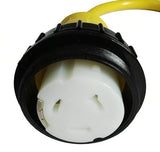 Pigtail Adapter 125V 30 Amp Male to 125/250V 50 Amp Female - 31305