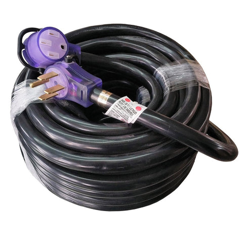 RV 125/250v 50a x 75' 14-50 Extension Cord with Lighted Ends