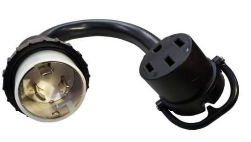 Marine 125/250v 50a Twistlock Male to RV 125/250v 50a Blade Female Adapter Pigtail - 33505