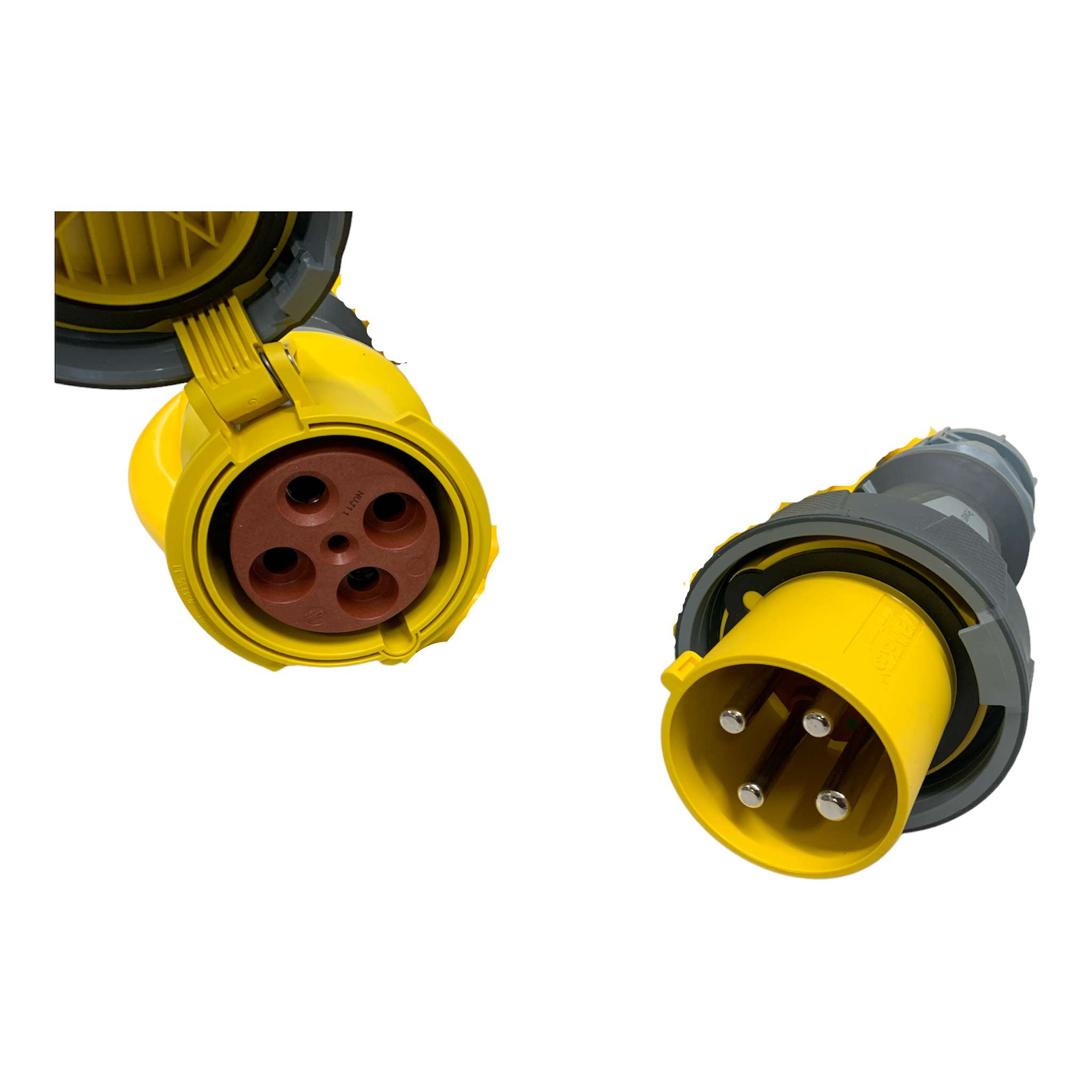 100A 125/250V Marine Shore Power Extension Cord, White