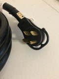 RV 15' Adapter Cord, 125/250v 50a 14-50 x 125/250v 50a SS2-50 Twistlock 50a