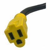 Shore Power Pigtail Adapter 125V 30A Male to 15 Amp Female Marine Boat Cord - 21301-B